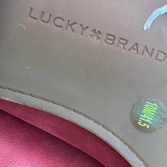 Lucky Brand Red Loafers - Picture 7 of 9